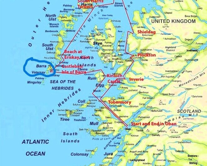 Die Inseln Barra und Vatersay